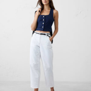 denim buttoned top