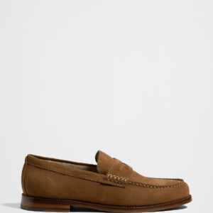 classic suede penny loafer