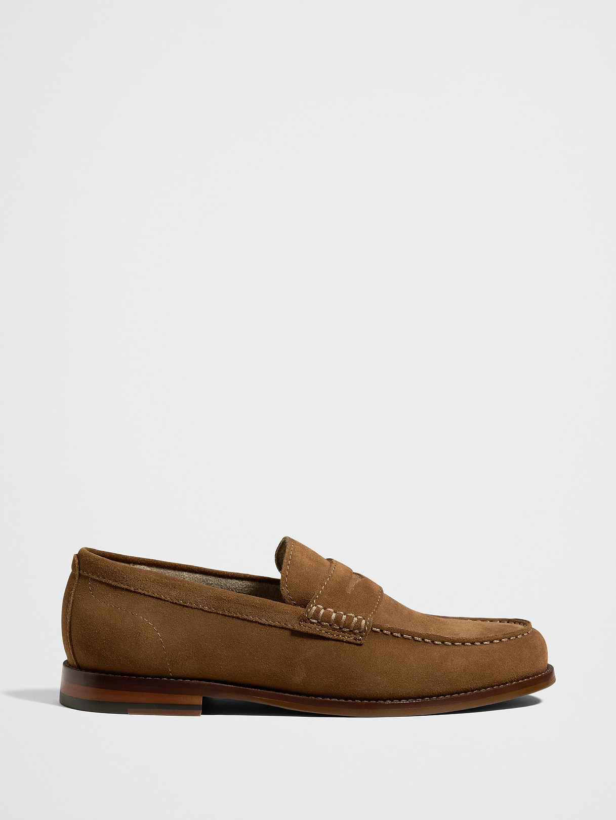 classic suede penny loafer classic suede penny loafer