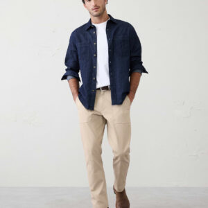 slim straight utility pant