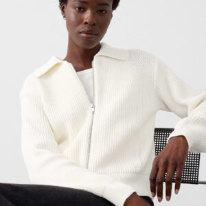Витрина textured sweater jacket