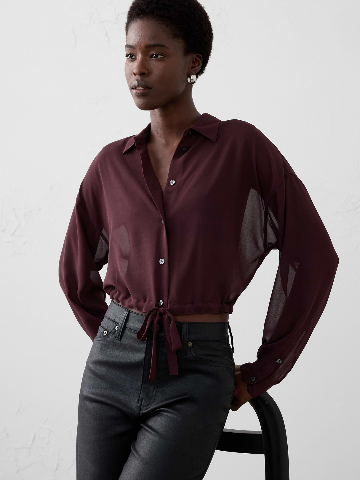 cinched hem shirt cinched hem shirt