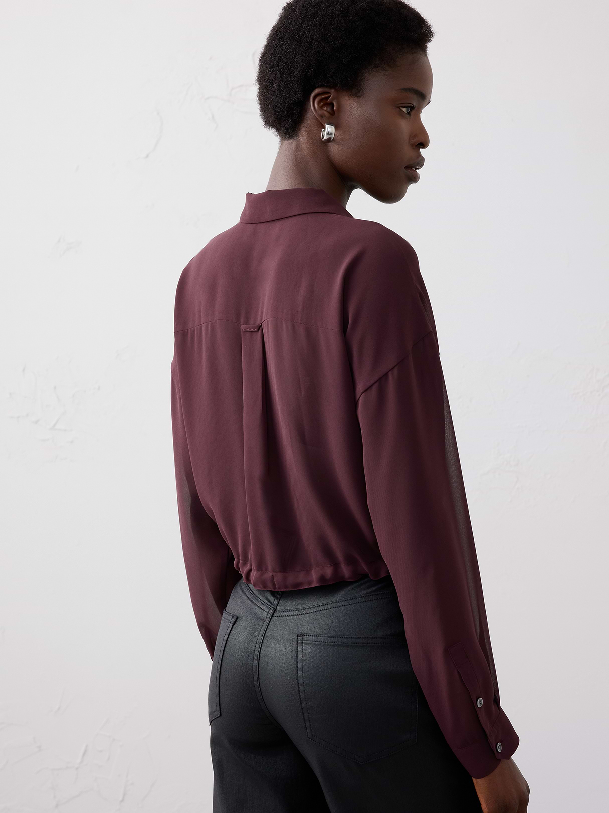 cinched hem shirt cinched hem shirt
