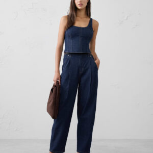 barrel ultra high rise trouser jean