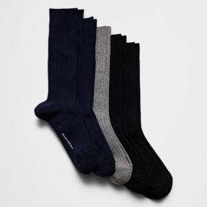 Home ribbed trouser socks (5 pack)
