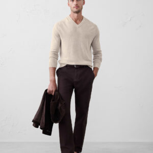 merino wool v neck sweater