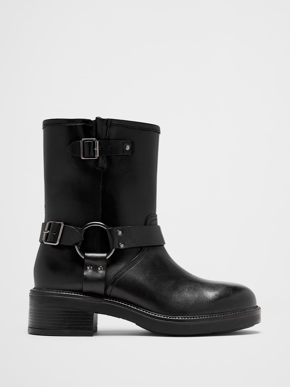 leather moto boot leather moto boot