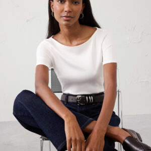 soft touch seamed top