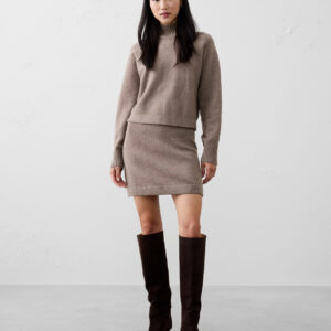 Витрина ribbed mini sweater skirt