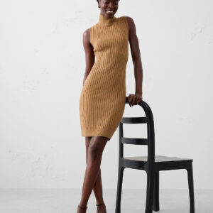 Витрина ribbed mini sweater dress