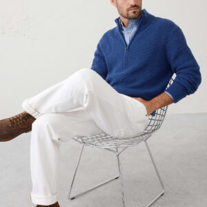 Home fisherman quarter zip sweater