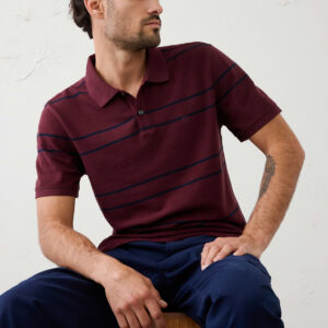 standard fit pique polo