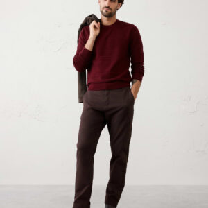 Home merino wool textured sweater