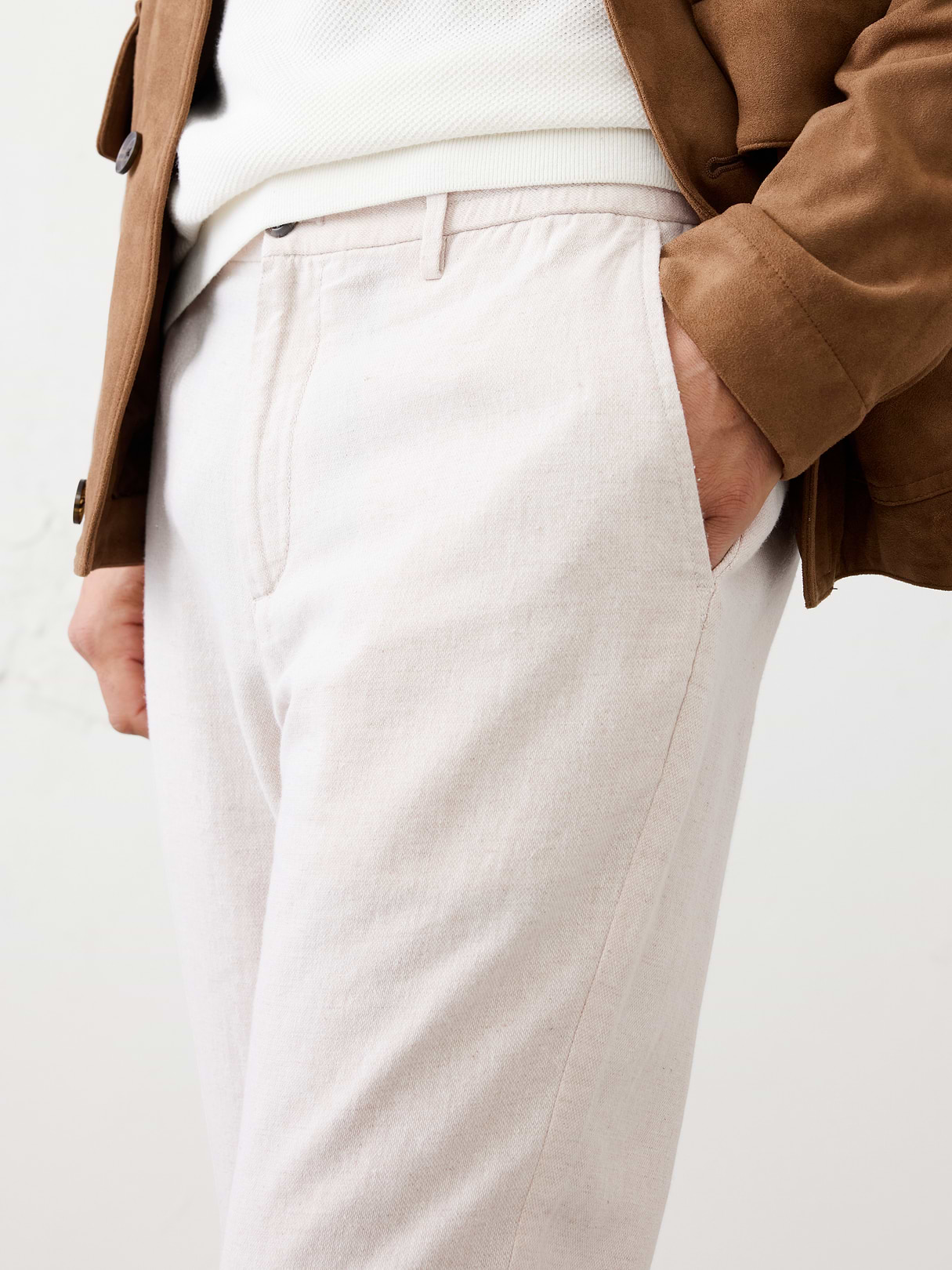 athletic fit linen blend pant athletic fit linen blend pant