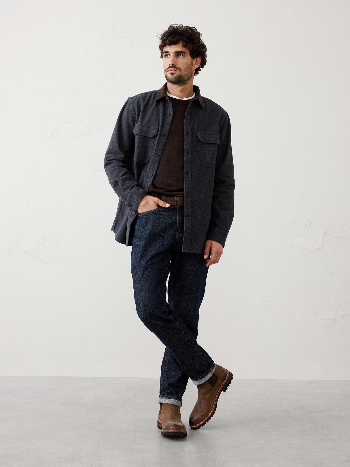 standard fit heavyweight flannel shirt standard fit heavyweight flannel shirt