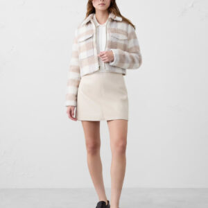 Витрина vegan leather mini skirt