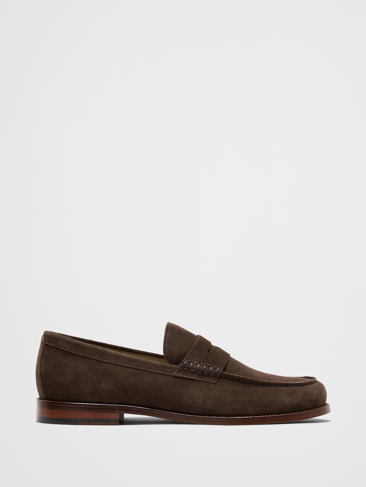 classic suede penny loafer classic suede penny loafer