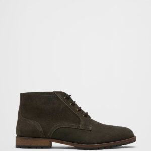 suede chukka lace up boot