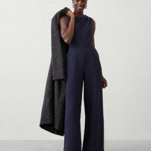 cowl neck jumpsuit