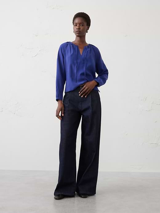 tie front top tie front top