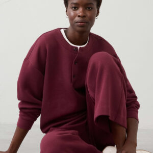 weekender henley sweatshirt