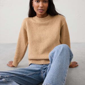 coveted crew neck sweater