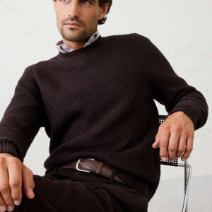 Home cozy textured sweater