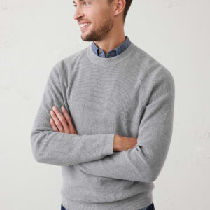 Home cloud soft ribbed sweater