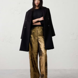 Витрина metallic wide leg pant