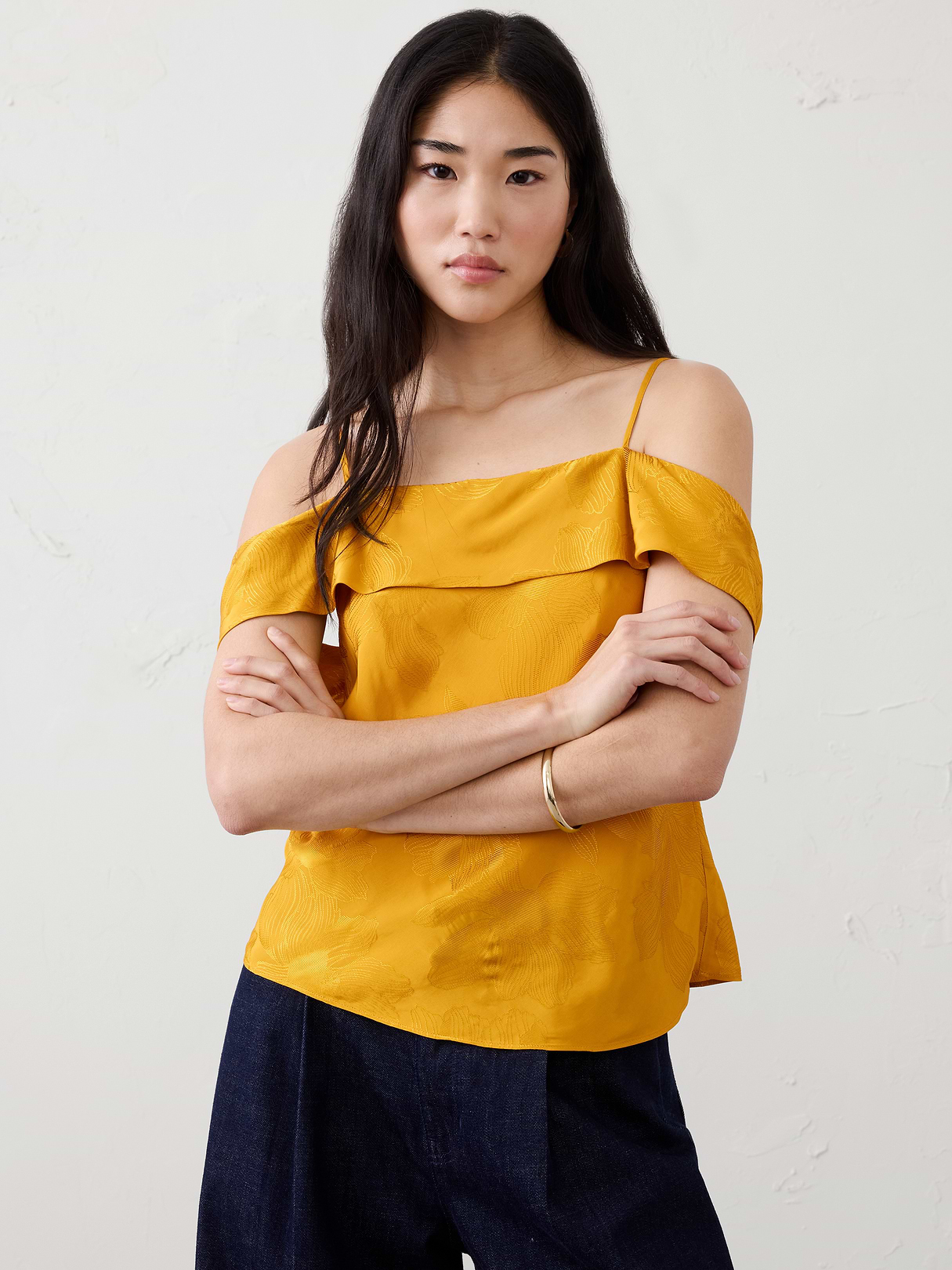 strappy draped top strappy draped top
