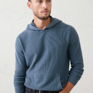 Home textured sweater hoodie