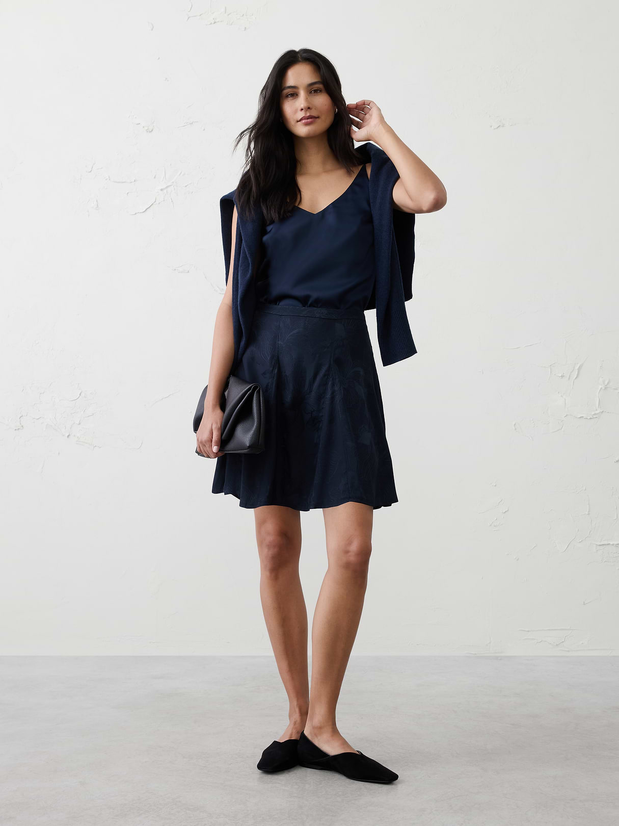 godet mini skirt godet mini skirt
