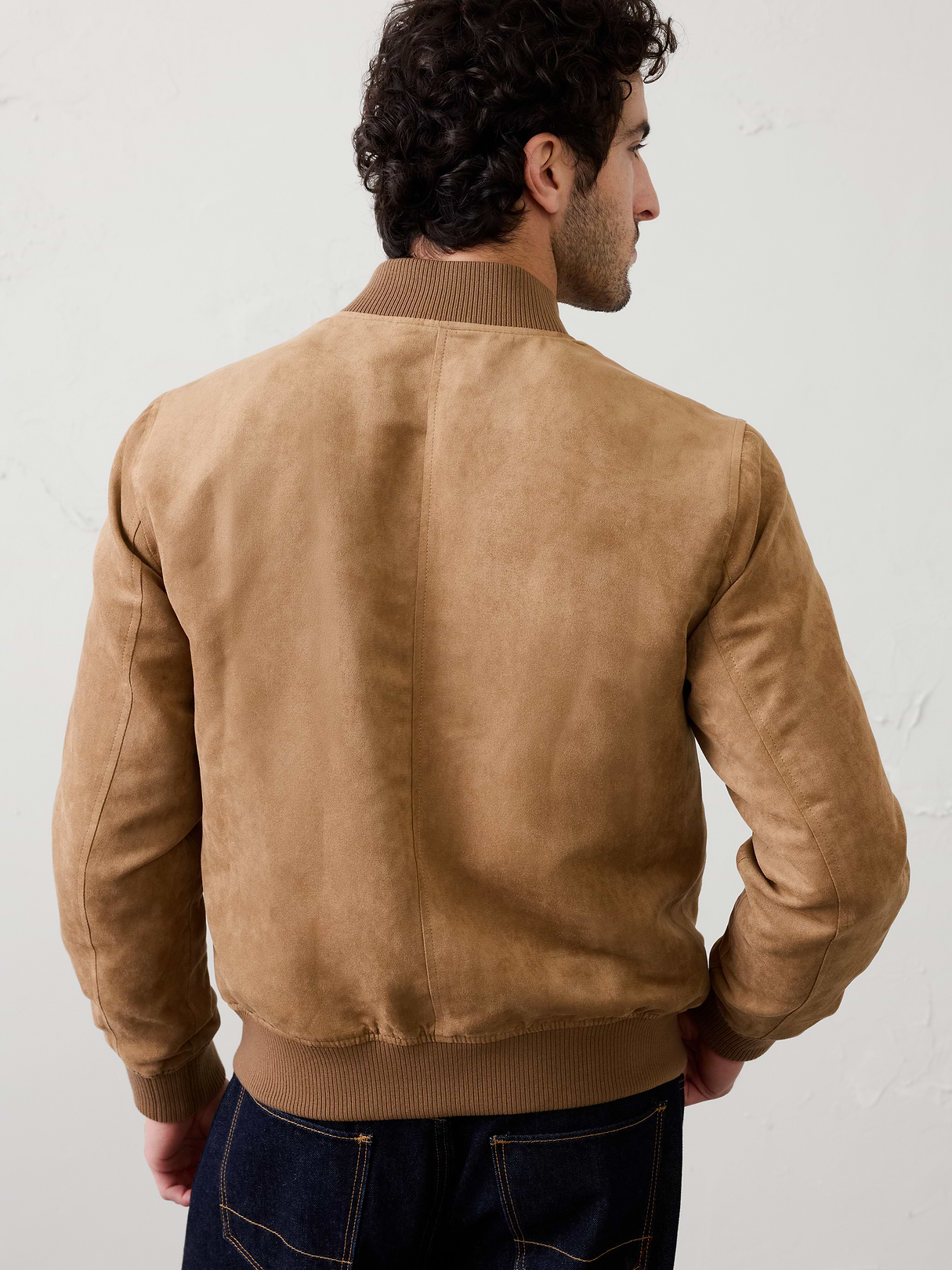 vegan suede bomber vegan suede bomber