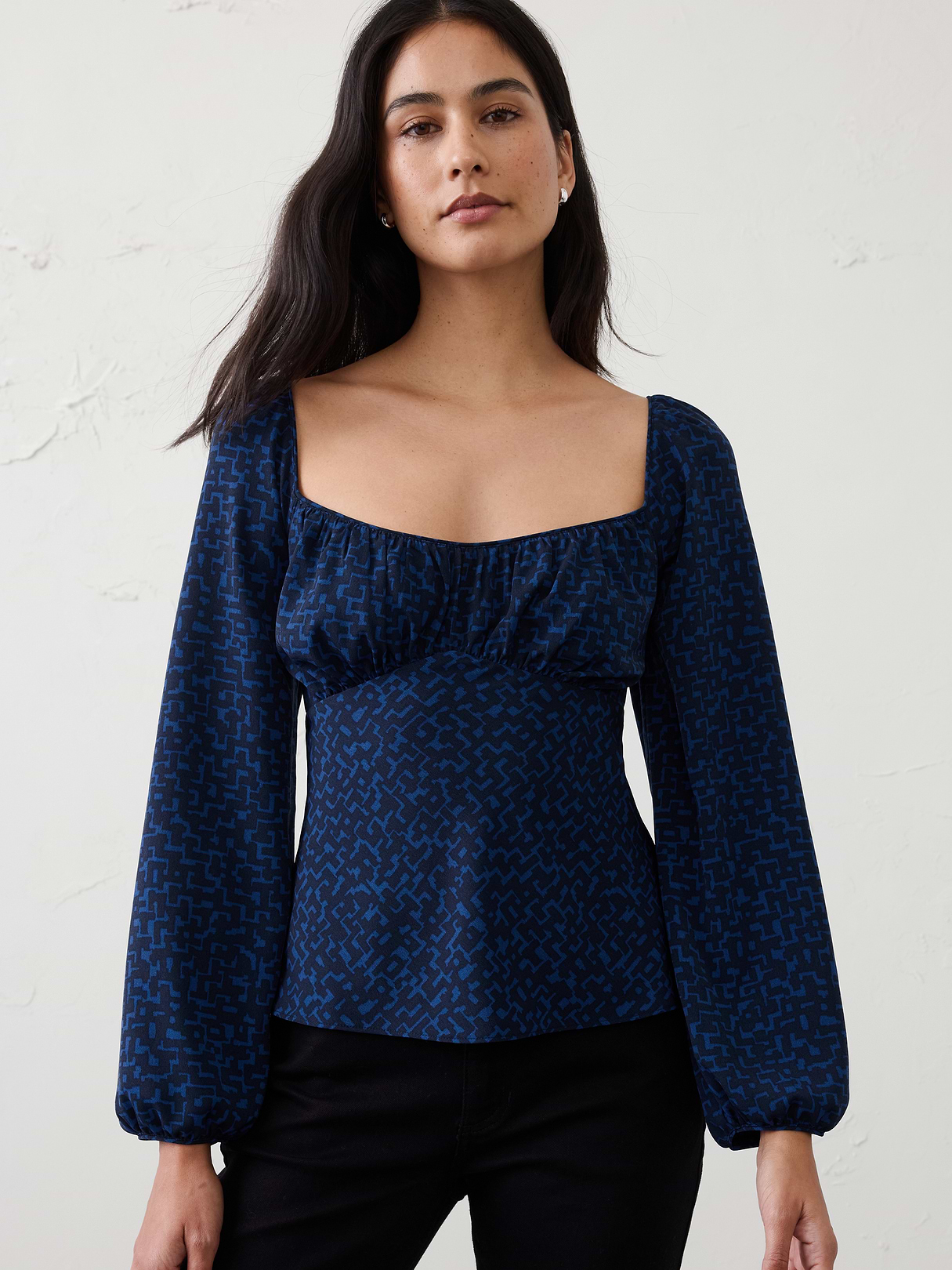 shirred bodice top shirred bodice top