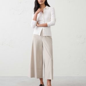 anyday wide leg high rise airstretch cropped pant