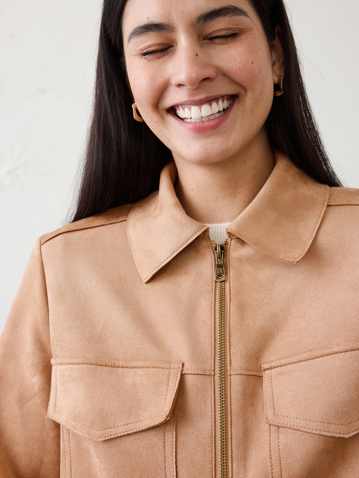 vegan suede cropped jacket vegan suede cropped jacket