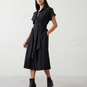 Витрина poplin utility midi shirtdress