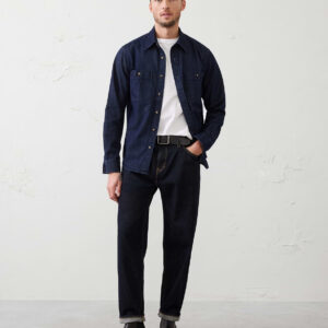 Витрина standard fit vintage denim shirt
