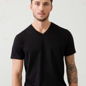 Витрина standard fit premium wash v neck shirt