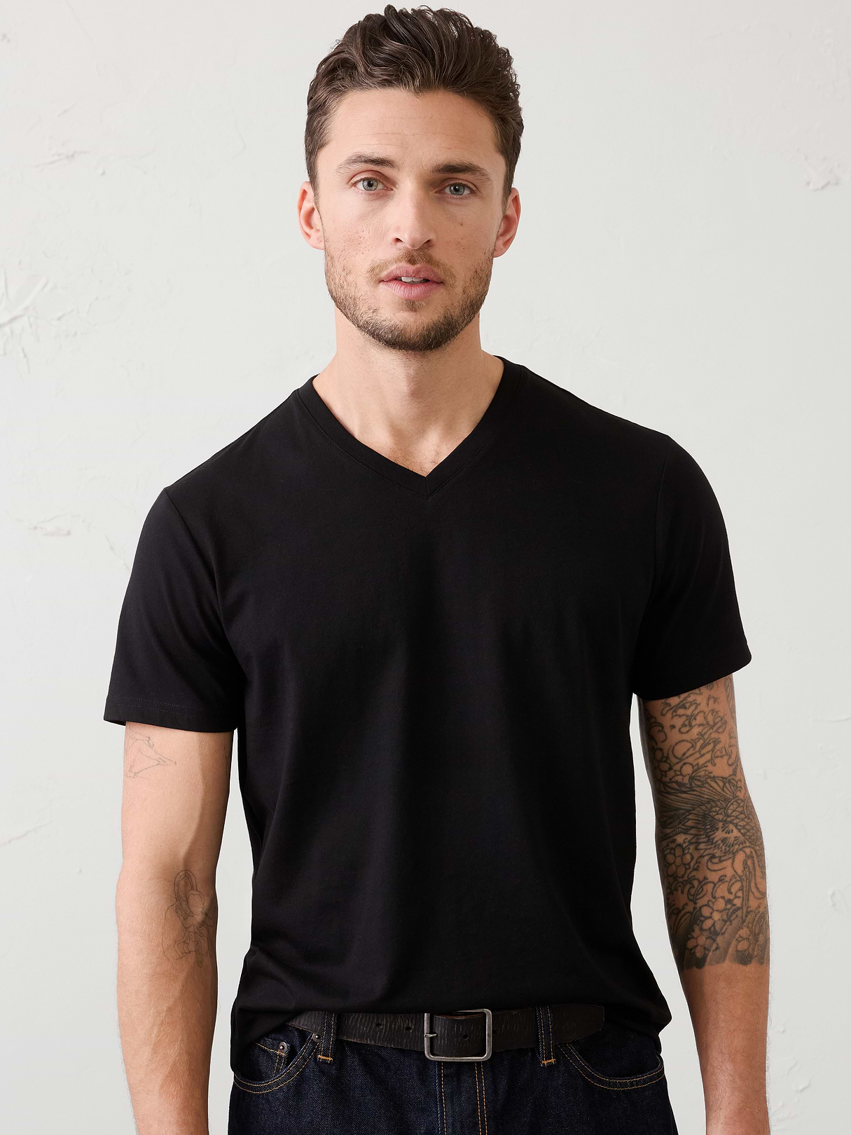 standard fit premium wash v neck shirt standard fit premium wash v neck shirt