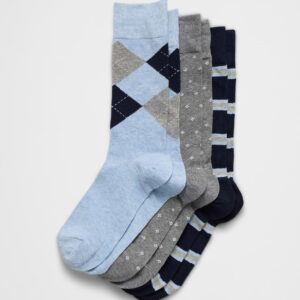 light blue trouser socks (3 pack)