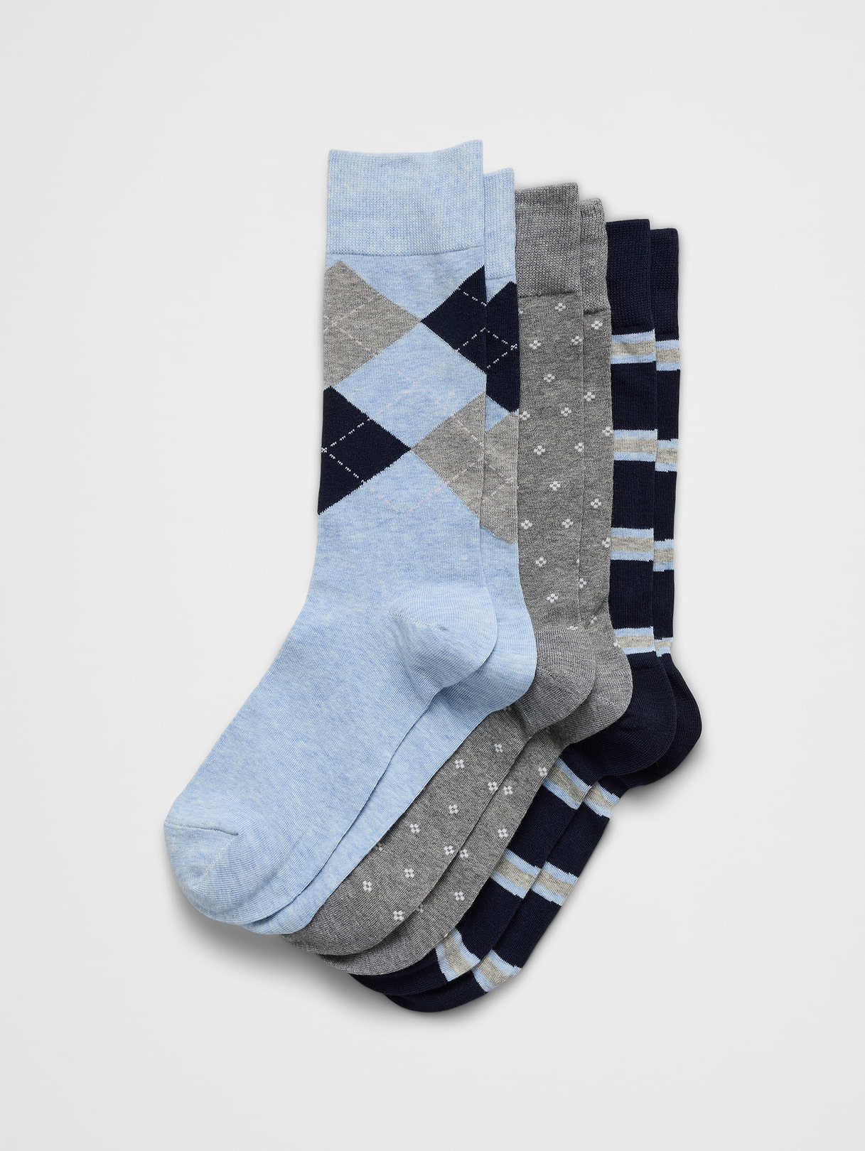 light blue trouser socks (3 pack) light blue trouser socks (3 pack)