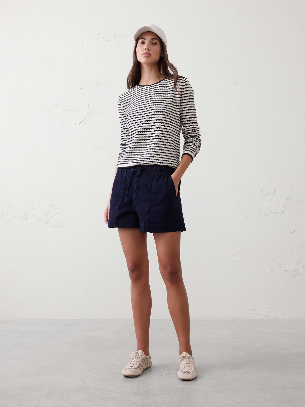 texture stitch tie back sweater texture stitch tie back sweater