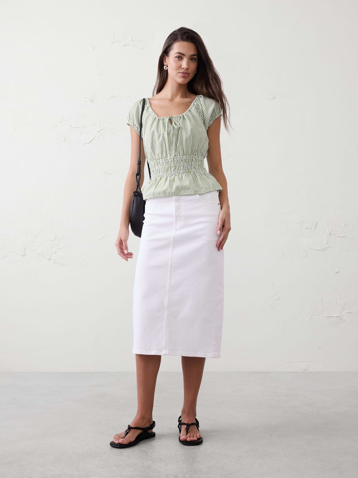 elastic scoop neck top elastic scoop neck top