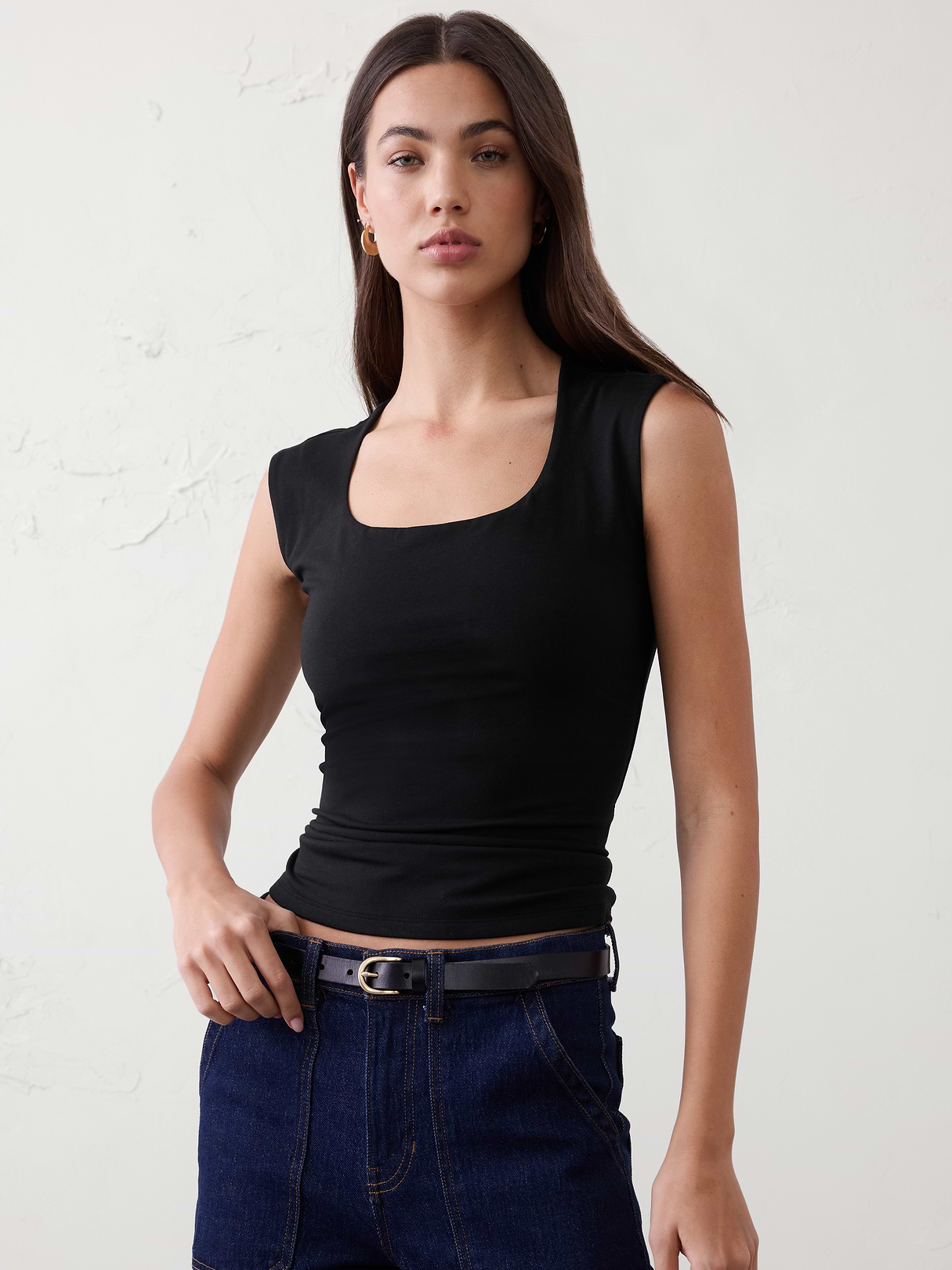 soft stretch scoop neck top soft stretch scoop neck top