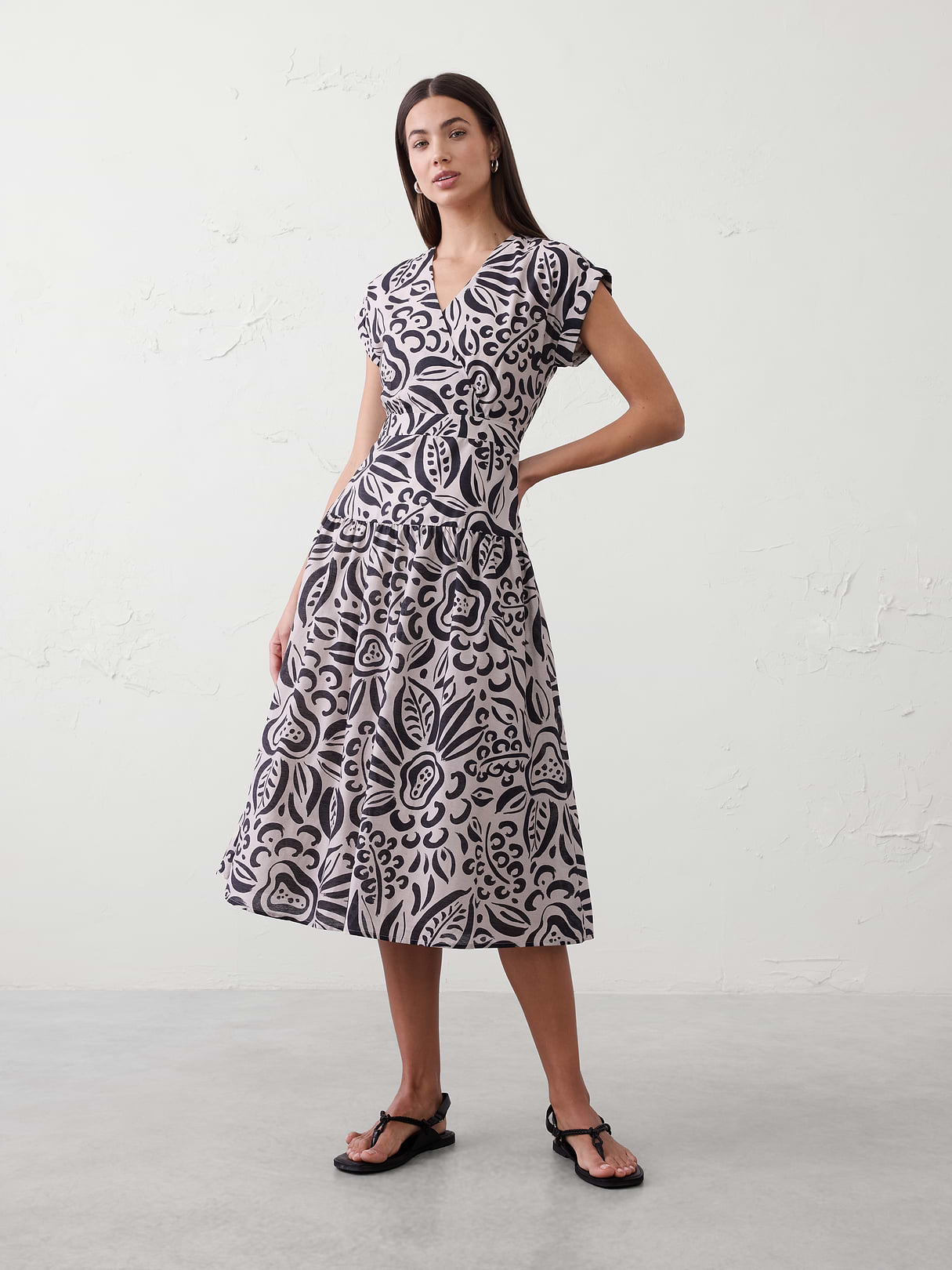 gathered tiered midi dress gathered tiered midi dress