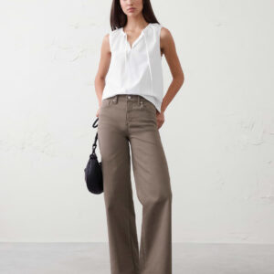 gathered neck top