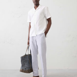 Home linen blend pant