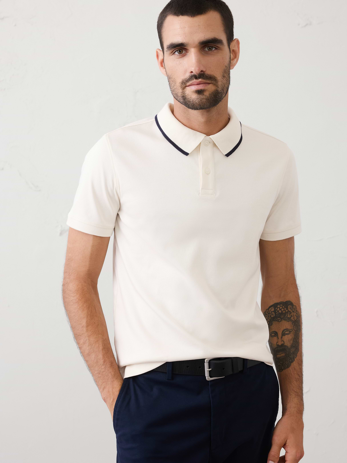 slim fit luxe touch tipped polo slim fit luxe touch tipped polo