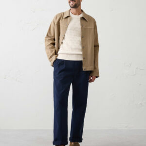 Home relaxed garment dyed jacket